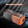 Kép 7/12 - 40 W akusztikus gitár hangszóró, újratölthető hordozható elektromos gitárerősítő - Narancs