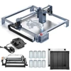 Kép 1/20 - Swiitol C18 Pro 18W lézergravírozó hengerrel és légsegéd szivattyúval, valamint 8 db magasított lábfejjel és 400x400 mm-es méhsejt munkaasztallal