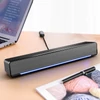 Kép 10/18 - SADA V-196 USB vezetékes számítógép sztereó mélynyomó hangszóró basszus térhatású hangdoboz 3,5 mm-es audio bemenet - Fekete