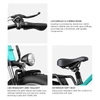 Kép 11/12 - ENGWE E26 Ebike 26*4,0 hüvelykes gumiabroncs, 250 W-os motor, kettős felfüggesztés, terepkerékpár 140 km-es hatótáv (magas lépcsős) - Sárga