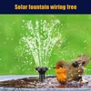 Kép 11/12 - 6,5 W-os napelemes szökőkút szivattyú 200 l/h DC áramlási sebességgel 8 fúvókával 6 üzemmód madárfürdőhöz / tóhoz / kerthez / hátsó udvarhoz