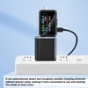 Kép 2/12 - Többfunkciós USB feszültség-árammérő műszer digitális IPS kijelző kapacitásmérővel teljesítményvizsgáló 9 mérési adat tárolási funkcióval - USB + Type-C port