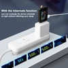 Kép 11/12 - Többfunkciós USB feszültség-árammérő műszer digitális IPS kijelző kapacitásmérővel teljesítményvizsgáló 9 mérési adat tárolási funkcióval - USB + Type-C port