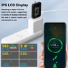 Kép 10/12 - Többfunkciós USB feszültség-árammérő műszer digitális IPS kijelző kapacitásmérővel teljesítményvizsgáló 9 mérési adat tárolási funkcióval - USB port