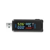 Kép 1/12 - Többfunkciós USB feszültség-árammérő műszer digitális IPS kijelző kapacitásmérővel teljesítményvizsgáló 9 mérési adat tárolási funkcióval - USB port