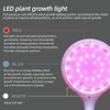 Kép 2/17 - Hidroponikus termesztőrendszer készlet 6 hüvelyes beltéri kerti LED-es termesztőfénnyel, 1,8 literes víztartály, állítható cső, teljes spektrumú - Fehér