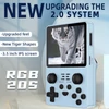 Kép 3/12 - Powkiddy RGB20S kézi játékkonzol 3,5 hüvelykes IPS nagy tisztaságú képernyő - Fekete, 128GB
