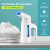 Kép 9/9 - 25s gyorsgőzölő 700 W, 180 ml kapacitású, erős áthatoló, hordozható ruhákhoz - Fehér