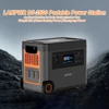 Kép 2/20 - LANPWR D5 2500 W 2160 Wh LifePo4 napelem generátor 15 W vezeték nélküli töltés 14 aljzattal AC gyorstöltés erkélyes napelemes rendszerhez, kempingezéshez, lakóautó kiránduláshoz, szabadtéri partihoz, otthoni használatra
