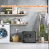 Kép 4/20 - LANPWR D5 2500 W 2160 Wh LifePo4 napelem generátor 15 W vezeték nélküli töltés 14 aljzattal AC gyorstöltés erkélyes napelemes rendszerhez, kempingezéshez, lakóautó kiránduláshoz, szabadtéri partihoz, otthoni használatra