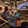 Kép 14/20 - LANPWR D5 2500 W 2160 Wh LifePo4 napelem generátor 15 W vezeték nélküli töltés 14 aljzattal AC gyorstöltés erkélyes napelemes rendszerhez, kempingezéshez, lakóautó kiránduláshoz, szabadtéri partihoz, otthoni használatra