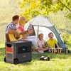 Kép 16/20 - LANPWR D5 2500 W 2160 Wh LifePo4 napelem generátor 15 W vezeték nélküli töltés 14 aljzattal AC gyorstöltés erkélyes napelemes rendszerhez, kempingezéshez, lakóautó kiránduláshoz, szabadtéri partihoz, otthoni használatra