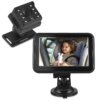 Kép 1/10 - 1080P babakocsis kamera hátsó ülésen, autós töltővel, kameratartóval