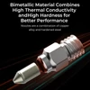 Kép 18/18 - Creality K1 Max nagy átfolyású fúvókakészlet bimetál anyag hőálló, alkalmas K1 / K1 Max 3D nyomtatóhoz - 8 db