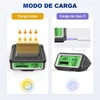 Kép 4/12 - BM200 PRO 12V-os LED-es autós akkumulátor-monitor fejjel felfelé mutató kijelző napelemes töltőelem elemző
