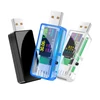 Kép 5/14 - Hordozható 13 az 1-ben USB-tesztelő elektromos áram, feszültségjelző színes LCD kijelzővel - Fekete