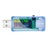 Kép 1/14 - Hordozható 13 az 1-ben USB-tesztelő elektromos áram, feszültségjelző színes LCD kijelzővel - Kék