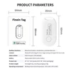 Kép 3/12 - Bluetooth nyomkövető kulcs és tételkövető címkék - 1 darabos csomag