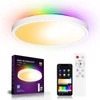 Kép 1/14 - LED mennyezeti lámpa 30W 2700LM kerek lapos WiFi BT RGBIC/CCT/RGB 2700K-6500K