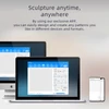 Kép 14/19 - Hordozható DAJA DJ6 3W-os lézergravírozó 4db megemelt oszloppal + védőszemüveg 80x80mm-es faragási területtel