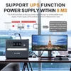 Kép 11/20 - VLAIAN S2400 hordozható erőmű 2160 Wh, LiFePo4 napelem generátor, 2400 W AC kimenet, tartalék tápegység - Szürke