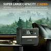 Kép 12/20 - VLAIAN S2400 hordozható erőmű 2160 Wh, LiFePo4 napelem generátor, 2400 W AC kimenet, tartalék tápegység - Szürke
