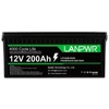 Kép 10/16 - LANPWR 12V 200Ah Lifepo4 lítium akkumulátor csomag tartalék tápellátás