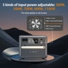 Kép 3/9 - TALLPOWER V2400 hordozható erőmű 2160 Wh LiFePo4 napelem generátor 2400 W AC kimenet - Szürke