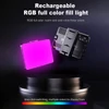 Kép 3/20 - M16 5W zsebes LED RGB fényképező lámpa 3000K-9900K színhőmérséklet fokozatmentesen szabályozható