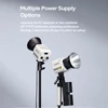 Kép 6/15 - GODOX ML60II Bi Kit 70 W videolámpa készlet kétszínű fényképezési lámpa elemfogantyúval, szabványos reflektor tartóval és 1/4 adapterrel