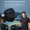 Kép 11/15 - GODOX ML60II Bi Kit 70 W videolámpa készlet kétszínű fényképezési lámpa elemfogantyúval, szabványos reflektor tartóval és 1/4 adapterrel