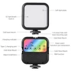 Kép 8/10 - 5 W zseb LED RGB mini fényképező lámpa - Fekete