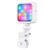 Kép 10/10 - 5 W zseb LED RGB mini fényképező lámpa - Fehér