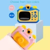 Kép 13/15 - 1080P aranyos azonnali fényképezőgép gyerekeknek papírtekercsekkel, 32 GB-os memóriakártyával és matricákkal - Kék