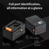 Kép 11/15 - ZGCINE ZG-X99 Pocket V rögzítésű akkumulátor 14,8 V 99,9 WH 6750 mAh 1,3 hüvelykes IPS képernyős V-Lock akkumulátorral, BP/D-Tap/USB-C bemeneti és kimeneti portokkal és USB-C/ kettős DC kimeneti portokkal