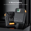 Kép 6/12 - ZGCINE ZG-X50 Pocket V rögzítésű akkumulátor 3400 mAh 14,8 V 50 Wh 1,3 hüvelykes IPS képernyős V-Lock akkumulátorral BP/D-Tap bemenetekkel és kimenetekkel, valamint kettős USB-C/DC kimenettel