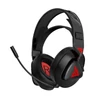 Kép 1/20 - TAIOU Over Ear Gaming könnyű E-sport fejhallgató BT5.3 és 2.4G vezeték nélküli 3.5mm vezetékes - Fekete és piros