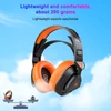 Kép 5/20 - TAIOU Over Ear Gaming könnyű E-sport fejhallgató BT5.3 és 2.4G vezeték nélküli 3.5mm vezetékes - Fehér és kék