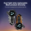 Kép 3/13 - V11S IP67 Vízálló BT5.0 Smart motoros sisak mikrofonnal