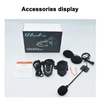 Kép 13/13 - V11S IP67 Vízálló BT5.0 Smart motoros sisak mikrofonnal