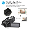 Kép 5/12 - Andoer 2.7K digitális kamera DV felvevő 48MP 16X digitális zoom 3.0 hüvelykes IPS érintőpanel
