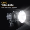 Kép 11/12 - COLBOR CL60 kompakt stúdió LED videolámpa 65W fényképezési kitöltő lámpa