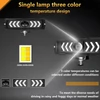 Kép 6/9 - 6 hüvelykes LED-es munkalámpa-rúd vezetői ködlámpa vízálló - Fekete, 1 db