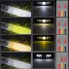 Kép 7/9 - 6 hüvelykes LED-es munkalámpa-rúd vezetői ködlámpa vízálló - Fekete, 2 db