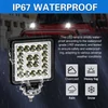 Kép 10/10 - 4 hüvelykes LED munkalámpa rudak 160W 16000lm vízálló (2 db) - Szögletes