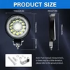 Kép 5/10 - 4 hüvelykes LED munkalámpa rudak 160W 16000lm vízálló (2 db) - Kerek