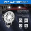 Kép 8/10 - 4 hüvelykes LED munkalámpa rudak 160W 16000lm vízálló (2 db) - Kerek