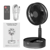 Kép 3/11 - 9 hüvelykes hordozható talapzatú ventilátor 10800 mAh akkumulátor - Fekete