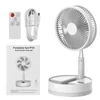 Kép 7/11 - 9 hüvelykes hordozható talapzatú ventilátor 10800 mAh akkumulátor - Fehér