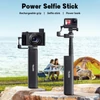 Kép 7/12 - TELESIN TE-CSS-001 Újratölthető Selfie Stick QC/PD3.0 gyorstöltés